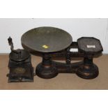 A set of late Victorian ebonised scales,