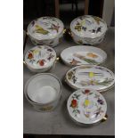 Eight pieces of Royal Worcester pottery