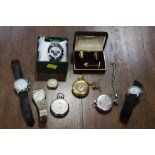 Collection of wrist watches and pocket w