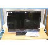 Sharp flat screen television set with 31
