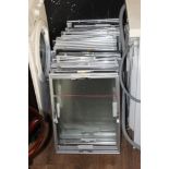 30 metal picture frames, mostly 51cm x 4