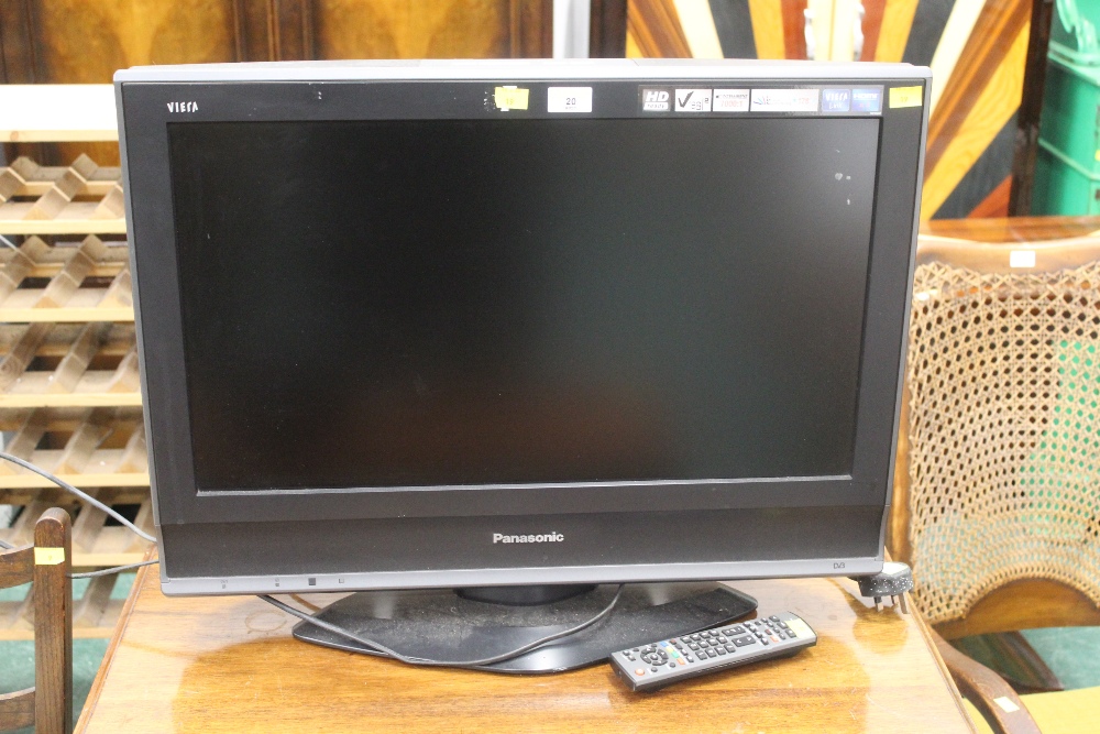 A Panasonic flat screen television set w