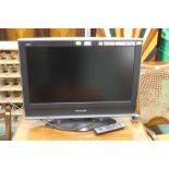 A Panasonic flat screen television set w