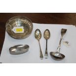 Two Birmingham silver teaspoons, Birming