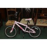 Pink child's Kinx bike