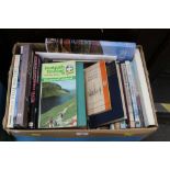 Box of Lake District books etc