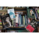 Box of poetry and literature books