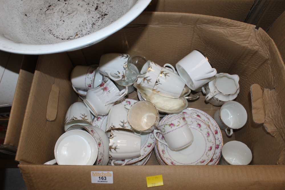 Two boxes of miscellaneous ceramics, to