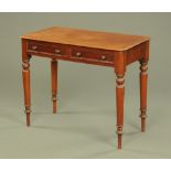 A Victorian mahogany washstand,