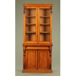 A Victorian mahogany bookcase,