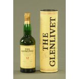 A 70 cl bottle of "The Glenlivet" George Smith's Original 1824 pure single malt Scotch Whisky,
