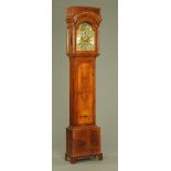 A George III walnut longcase clock with eight day striking movement by Joseph Smith Bristol,