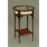 An Edwardian bijouterie table,