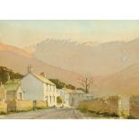 Len Roope, watercolour "High Lorton", 25 cm x 34.5 cm, framed. ARR (see illustration).