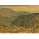 A R Smith, watercolour, "The Descent from Tarn Hows". 28 cm x 39 cm, framed, signed.