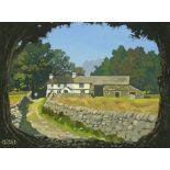 Patrick Cremer, acrylic on canvas "Bridge End Farm, Little Langdale", 30 cm x 40 cm, signed. ARR.