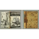 Annigoni "Spanish Sketchbook", one volume of Handel's Messiah arranged by Dr John Clarke.