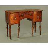 A Regency/William IV mahogany sideboard,