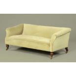 A Victorian Chesterfield style settee,