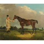 E W Webb, oil painting, portrait of the racehorse "Rory Bean, by Canopus, aged 14 years, June 1832",