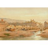 Len Roope, watercolour "South Harbour Whitehaven 1966", 25 cm x 36 cm. ARR (see illustration).