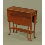 A mahogany Sutherland table,