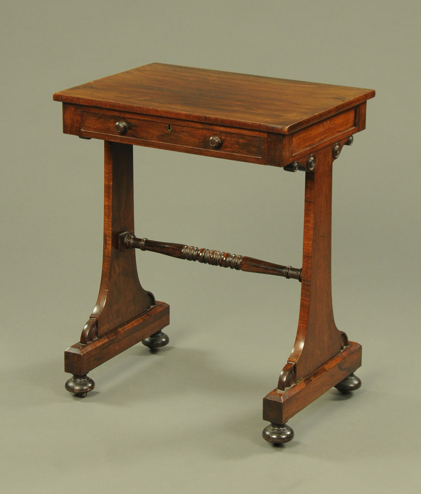 A Regency rosewood side table,