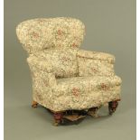 A late Victorian armchair,