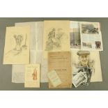 A collection of memorabilia relating to Honister Slate Mines, nineteen photographs, two plans,