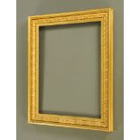 A late Victorian gilt moulded picture frame, by John Kesson of Aberdeen,