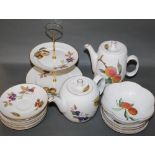 A large quantity of Royal Worcester Evesham pattern dinner and tea wares,