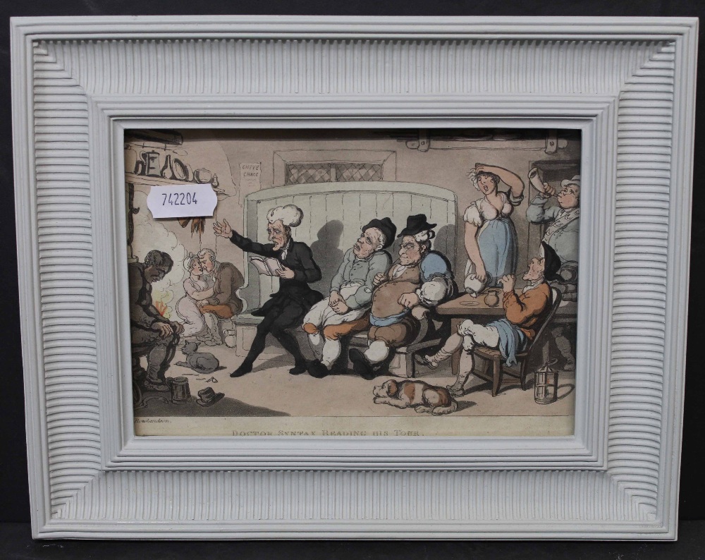 Thomas Rowlandson (1757-1827), two coloured etchings, - Image 2 of 2