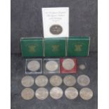 Three Festival of Britain 1951 crowns, all boxed,