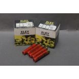 Fifty Eley 410 shotgun cartridges, 50 mm shot size 6,