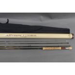 A Daiwa Lochmor - Z trout fly rod, in four sections, 10', Line 7 with tube.