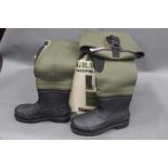 A pair of Snowbee Neoprene thigh waders, Size 11/12.