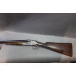 Reno (Uriguen-Eibar) 12 bore side by side shotgun, with 27 1/2" chopper lump barrels,