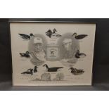 The decoys of Lem and Steve Ward, signed limited edition print by Paul W Shertz, Remark No.