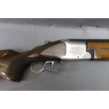 Laurona Model 82, 12 bore over/under shotgun, 28" barrels, 1/4 and improved choke, 2 3/4" chambers,