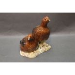 Beswick a pair of Red Grouse. Model No.