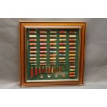 A cartridge display board from 6 mm - 4 bore, makes such as Holland & Holland, Eley, Remington,