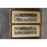A Hunting Trip to Melton Mowbray, a series of lithographs depicting the journey and hunt,
