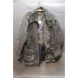 A Barbour Bedale waxed jacket, Size C44,