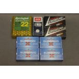 Four hundred and fifty cal 22 LR bullets, to include Winchester Sub Sonic, Remington High Velocity,