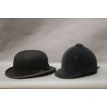 Dunn & Co Piccadilly Circus London bowler hat, marked inside "Best Roan Leather",
