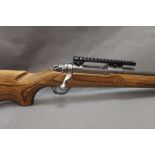 A Ruger M77 Mk II cal 204 Ruger bolt action stainless steel rifle,