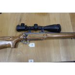 Ruger M77 Mk 2 Cal 223 Rem bolt action rifle, fitted with a heavy barrel,