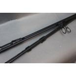 A Sonik Vader X specimen rod, in two sections, 12', together with a SKS black specimen rod,