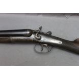 Rosson & Son Derby a 12 bore side by side hammer shotgun, with 28" steel barrels,
