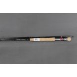 A Daiwa trout fly rod, in three sections, 9', Line 6.